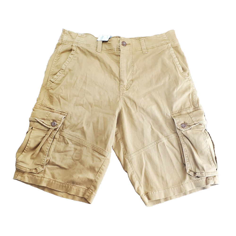 American Eagle Cargo Shorts Mens 33 Extreme Flex Longer Length NEW Y2K Casual